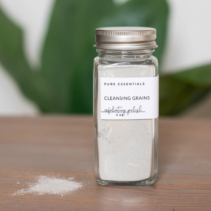 CHARCOAL + LEMONGRASS CLEANSING GRAINS